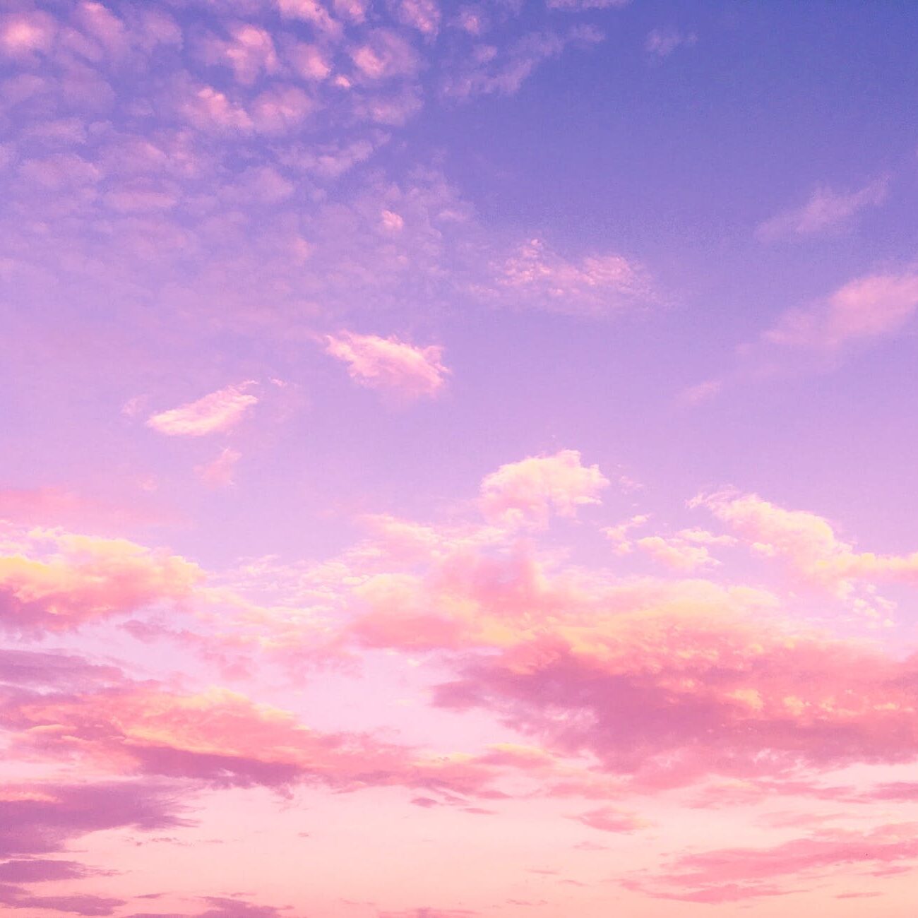 white clouds and blue sky